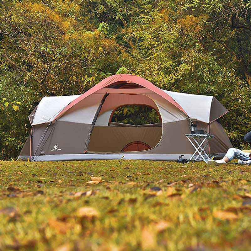 ALPHA CAMP 8 Person Dome Family Camping Tent